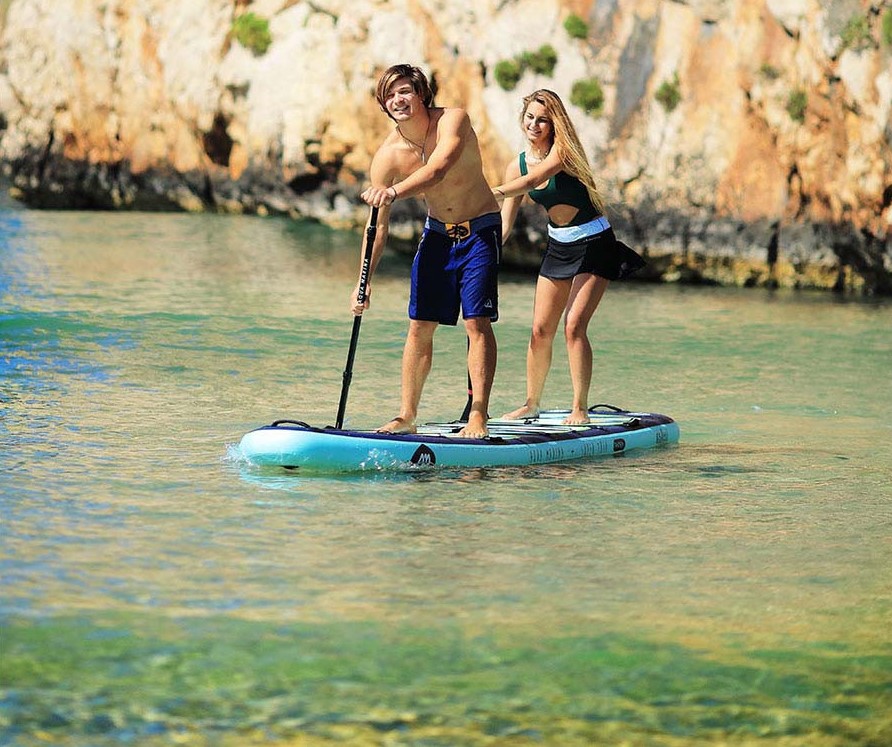 obrazek super trimp tandem aqau marina na vode paddleboardy karlin krasny obrazek